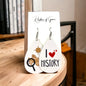 Teacher Dangle Earrings - Perfect Accessories for Every Educator! 📚 - Rhythms of Grace Creative