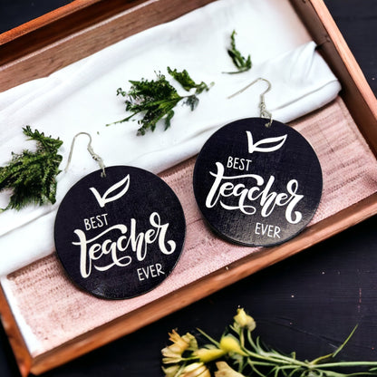 Teacher Earrings: Celebrate Our Everyday Heroes! 🌟 - Rhythms of Grace Creative
