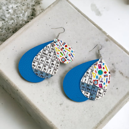Science in Style: Unleash Your Inner Genius with our STEM Teacher Earrings! - Rhythms of Grace Creative