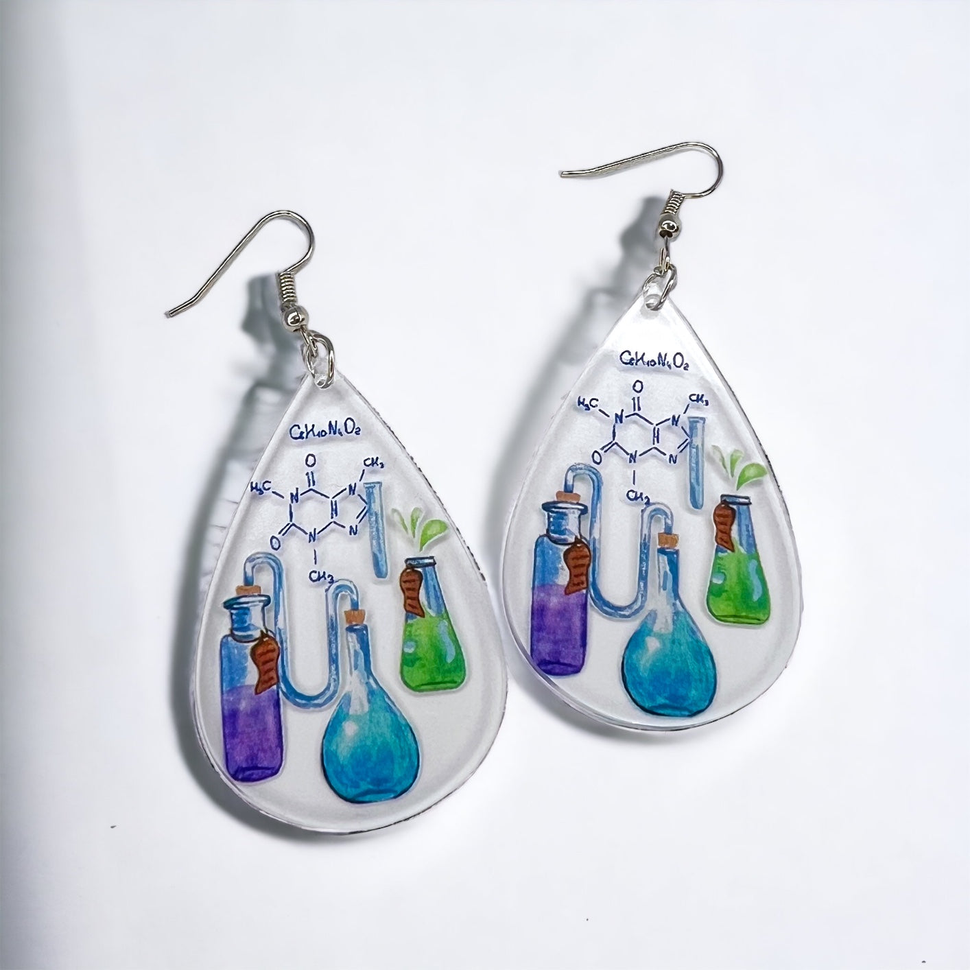 Science in Style: Unleash Your Inner Genius with our STEM Teacher Earrings! - Rhythms of Grace Creative