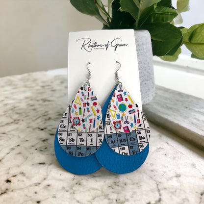 Science in Style: Unleash Your Inner Genius with our STEM Teacher Earrings! - Rhythms of Grace Creative