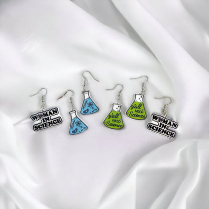 Science Earrings: Celebrate Your Inner Scientist! 🔬 - Rhythms of Grace Creative