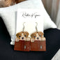 Back to School Animal Teacher Earrings – Cat, Dog, Sloth & Grad Designs | Fun Teacher Accessories - Rhythms of Grace Creative