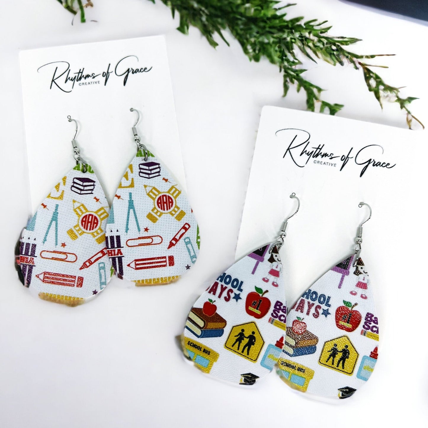 Charming Teacher Earrings: Show Your Love for Educators in Style! - Rhythms of Grace Creative