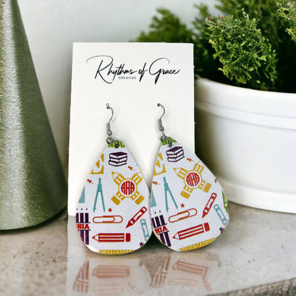 Charming Teacher Earrings: Show Your Love for Educators in Style! - Rhythms of Grace Creative
