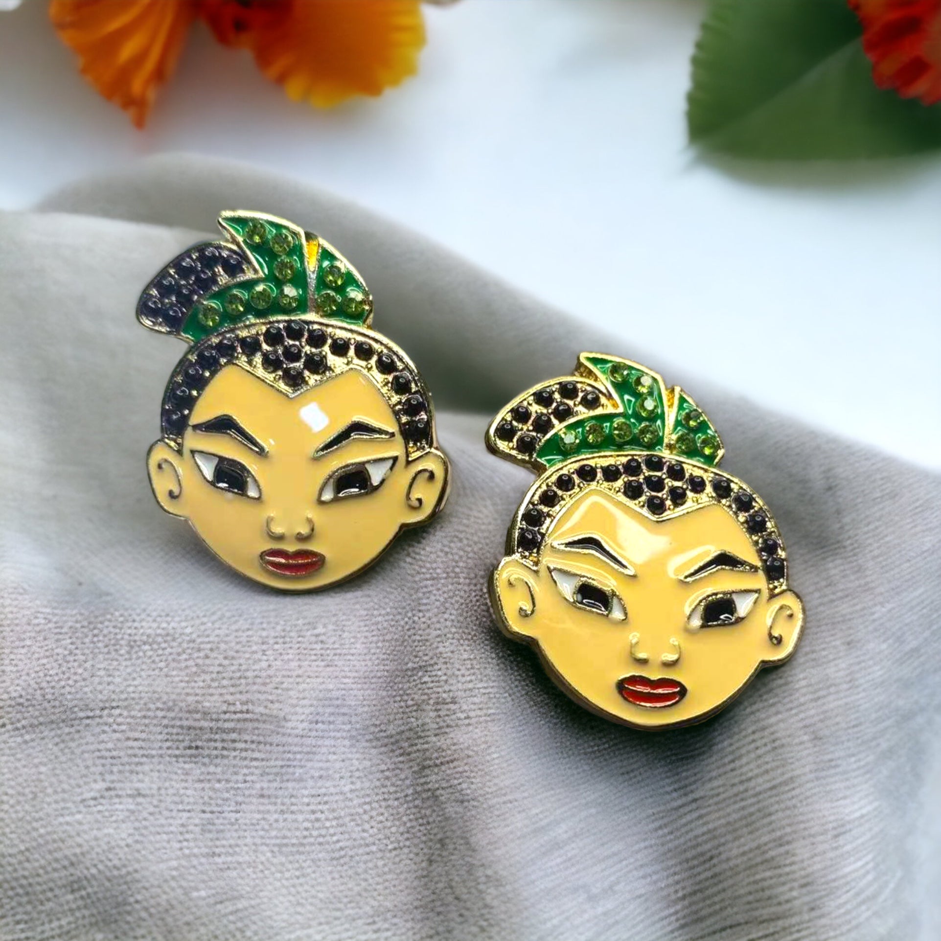 Rhinestone Princess Earrings - Sparkle Like Royalty! 👑 - Rhythms of Grace Creative