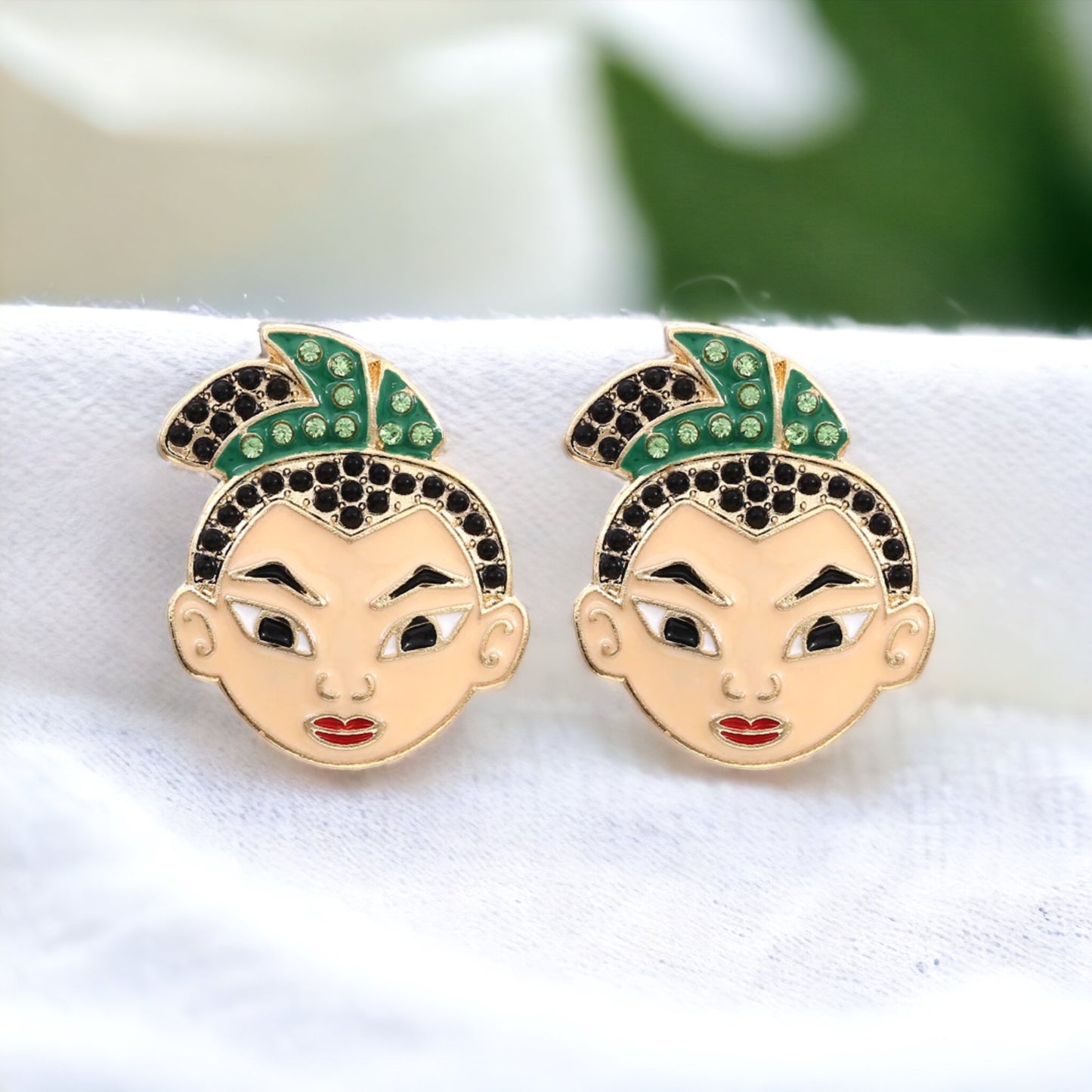 Rhinestone Princess Earrings - Sparkle Like Royalty! 👑 - Rhythms of Grace Creative