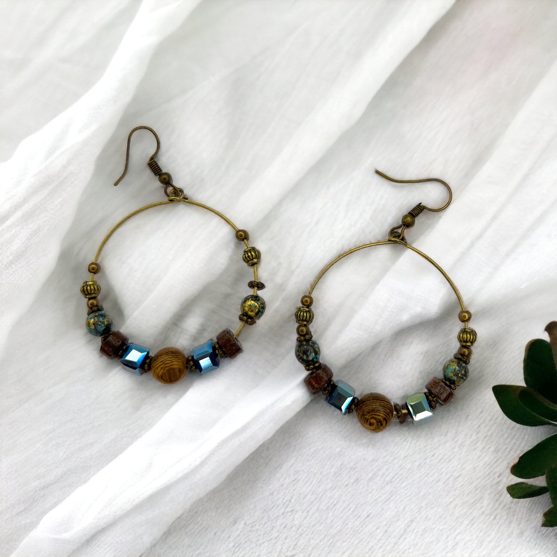 Stunning Handmade Beaded Boho Earrings - Rustic Chic Western Style, Perfect Gift! - Rhythms of Grace Creative