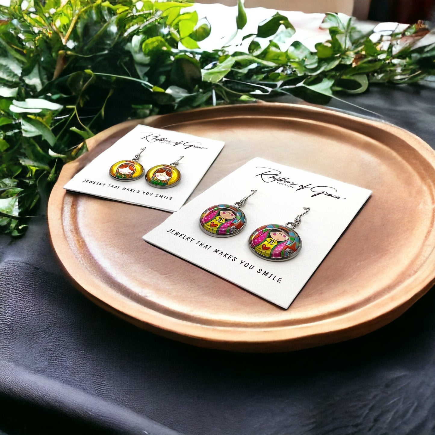 Blessed Mother Earrings - A Divine Touch to Your Style! ✨ - Rhythms of Grace Creative