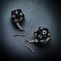 Roll the Dice with Style! Black Dice Dangle Earrings 🎲 - Rhythms of Grace Creative