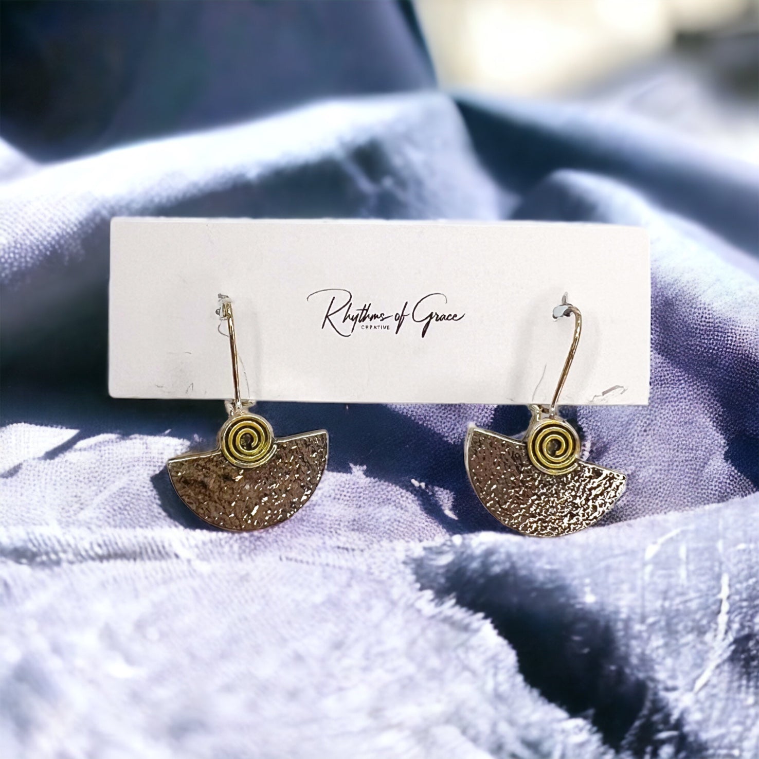 Chic & Shimmer: Silver & Gold Drop Earrings! - Rhythms of Grace Creative