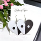 Yin Yang Dangle Earrings: Balance & Beauty Unleashed! 🌟 - Rhythms of Grace Creative