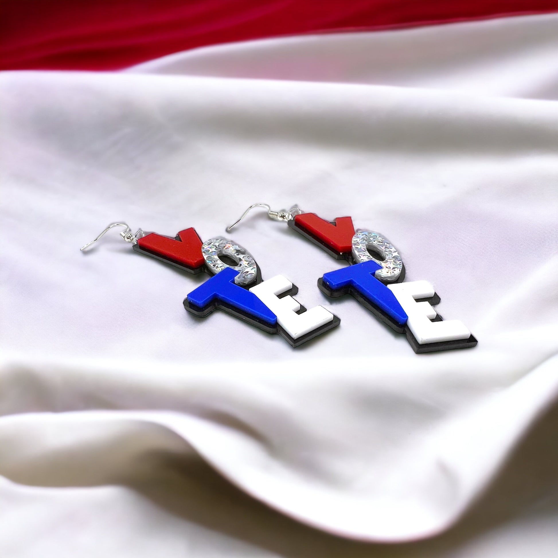 Vote with Style: Handmade Stars & Stripes Earrings! - Rhythms of Grace Creative