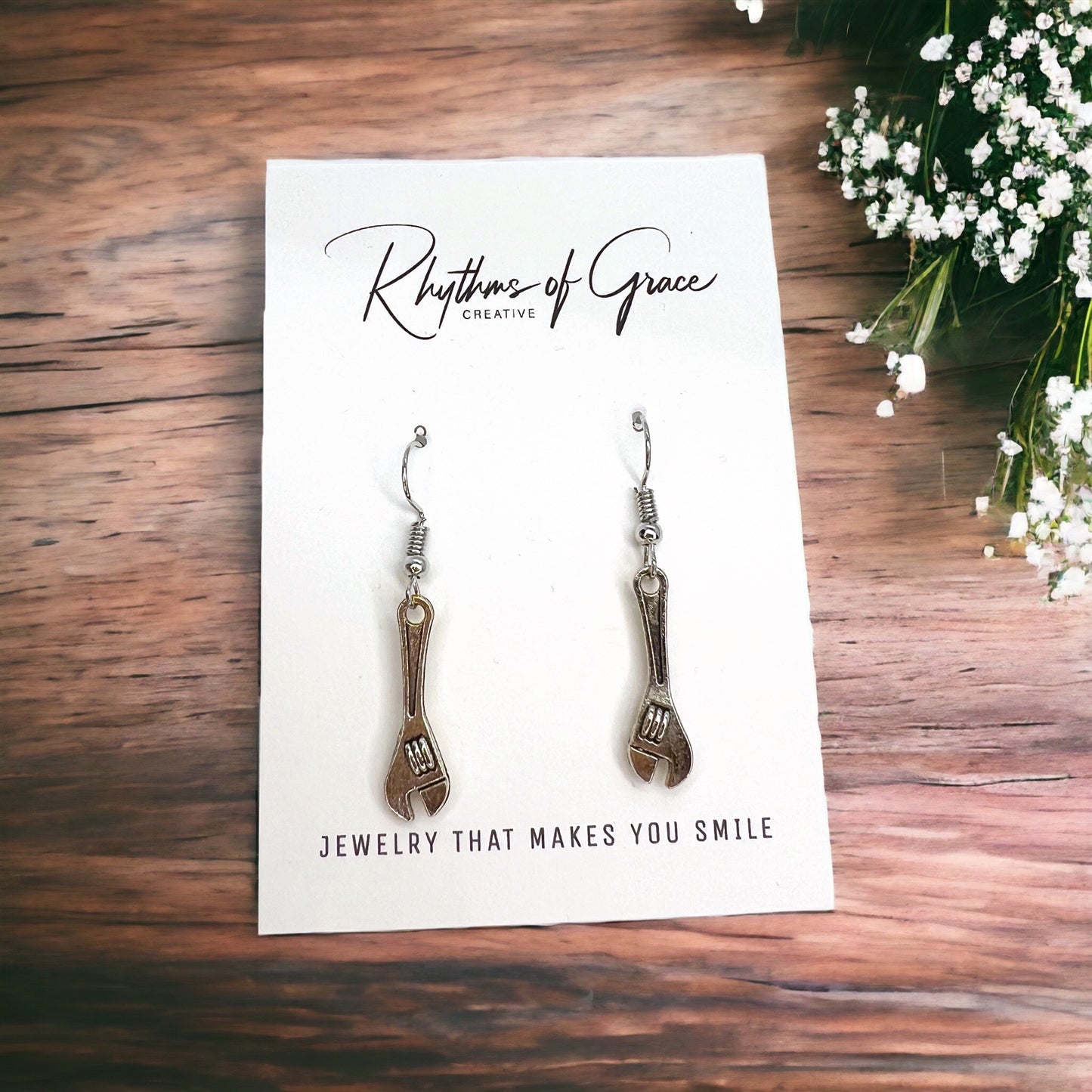 Hand Tool Earrings - Perfect for Every Handywoman! - Rhythms of Grace Creative