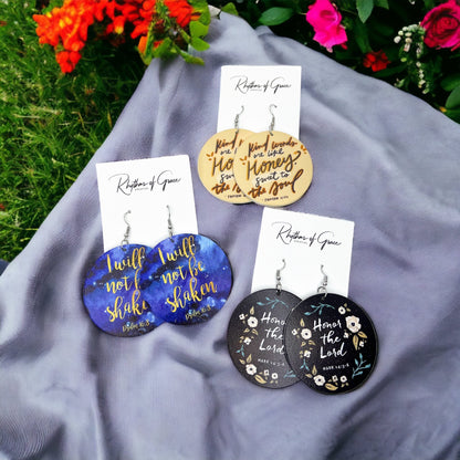 Faith & Fashion – Bible Verse Earrings with Purpose - Rhythms of Grace Creative