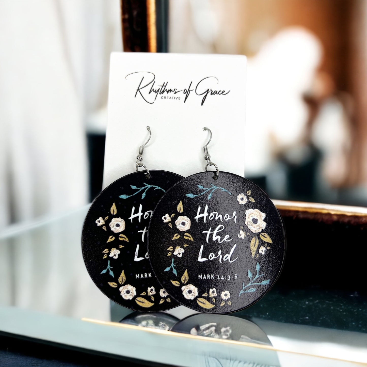 Faith & Fashion – Bible Verse Earrings with Purpose - Rhythms of Grace Creative