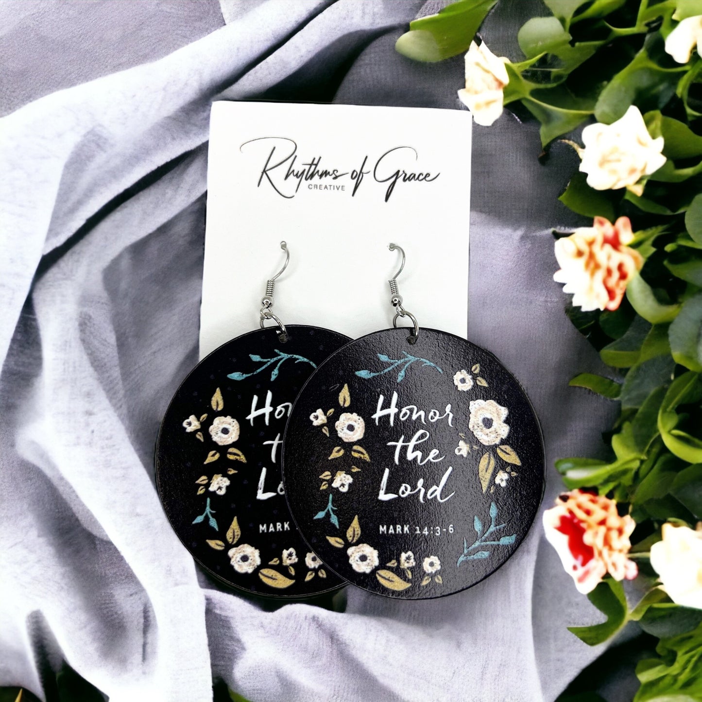 Faith & Fashion – Bible Verse Earrings with Purpose - Rhythms of Grace Creative