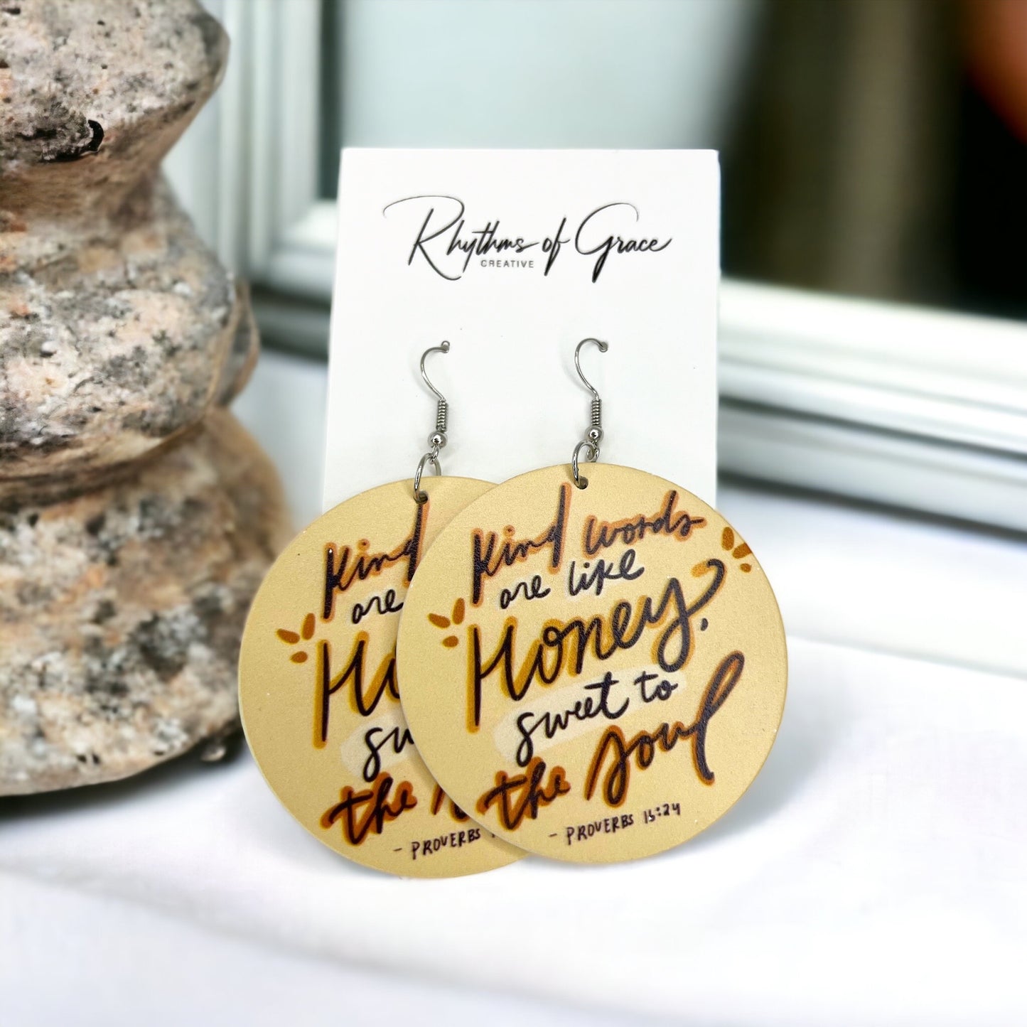 Faith & Fashion – Bible Verse Earrings with Purpose - Rhythms of Grace Creative
