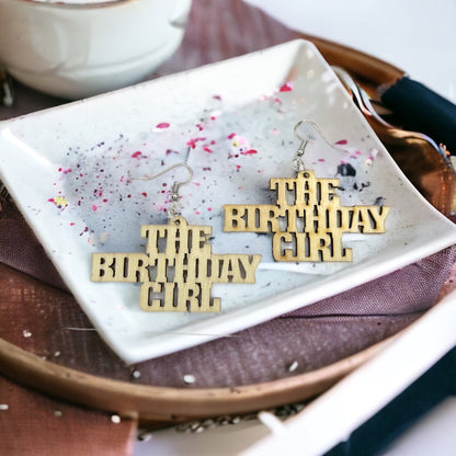 Party Vibes: 'Birthday Girl' Earrings for the Ultimate Celebration! - Rhythms of Grace Creative