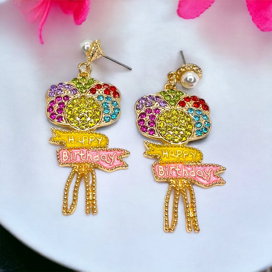 Sparkle & Shine: Birthday Girl Earrings 🎉 - Rhythms of Grace Creative