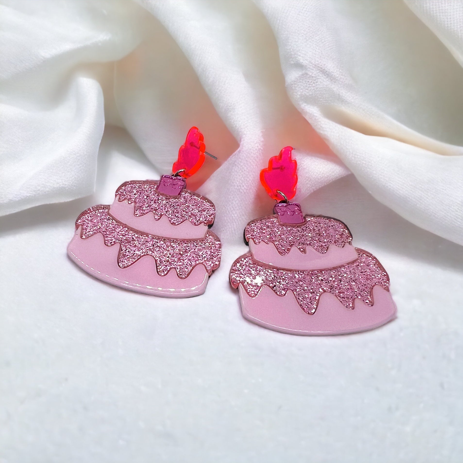 Happy Birthday Earrings - Birthday Accessories, Birthday Queen, Birthday Girl Earrings, Happy Birthday - Rhythms of Grace Creative