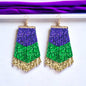 Sparkle and Shine at Mardi Gras: Glitter Earrings Extravaganza! - Rhythms of Grace Creative