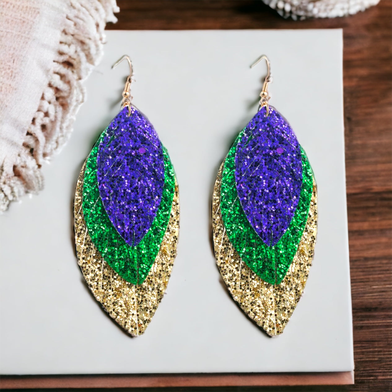 Sparkle and Shine at Mardi Gras: Glitter Earrings Extravaganza! - Rhythms of Grace Creative