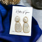 Radiant White Stone Dangle Earrings: Unleash Your Boho Chic Vibes! - Rhythms of Grace Creative
