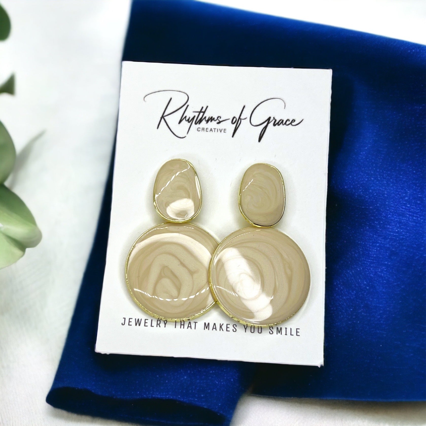 Radiant White Stone Dangle Earrings: Unleash Your Boho Chic Vibes! - Rhythms of Grace Creative
