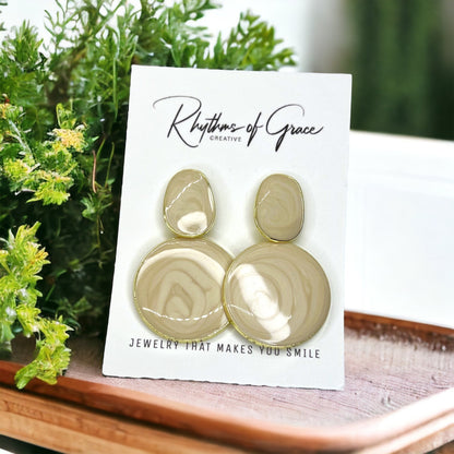 Radiant White Stone Dangle Earrings: Unleash Your Boho Chic Vibes! - Rhythms of Grace Creative