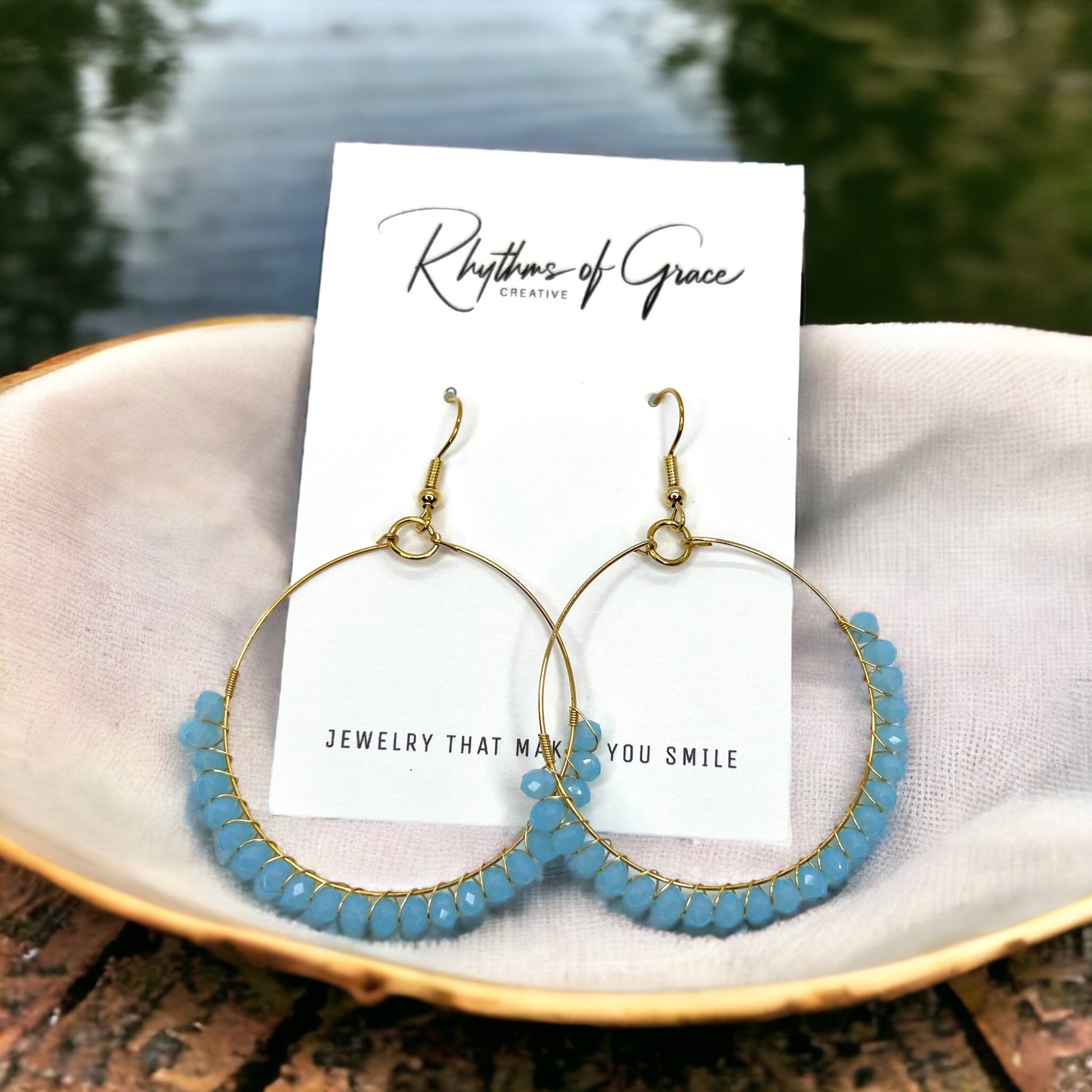 Delicate Boho Drop Earrings - Festival Accessories, Boho Chic, Beaded Earrings, Bohemian Style, Brown Earrings Gypsy Earrings, Dangle - Rhythms of Grace Creative