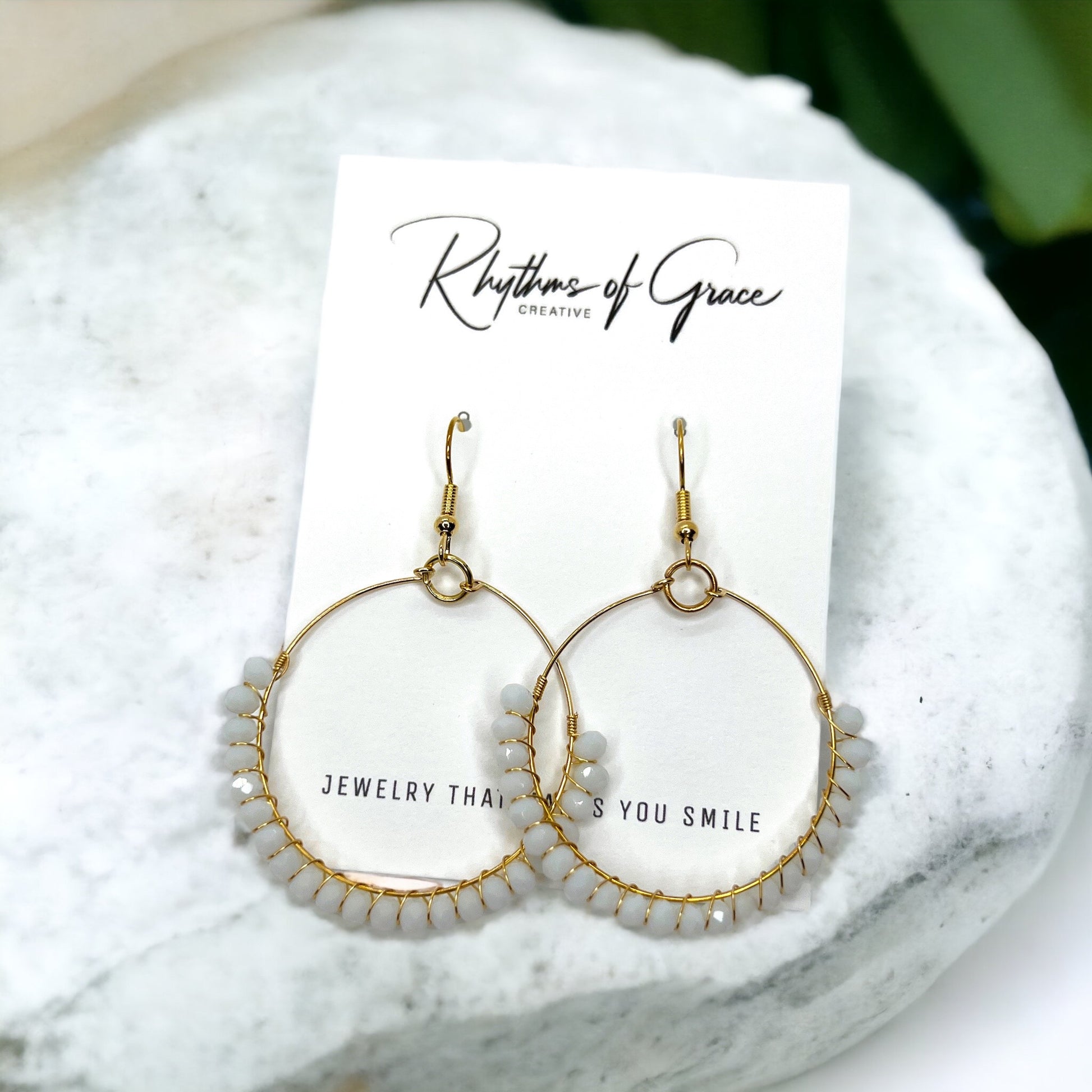 Delicate Boho Drop Earrings - Festival Accessories, Boho Chic, Beaded Earrings, Bohemian Style, Brown Earrings Gypsy Earrings, Dangle - Rhythms of Grace Creative