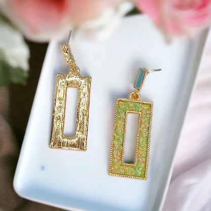Shimmering Seafoam Dream: Dainty Rhinestone Earrings for Every Celebration! ✨ - Rhythms of Grace Creative