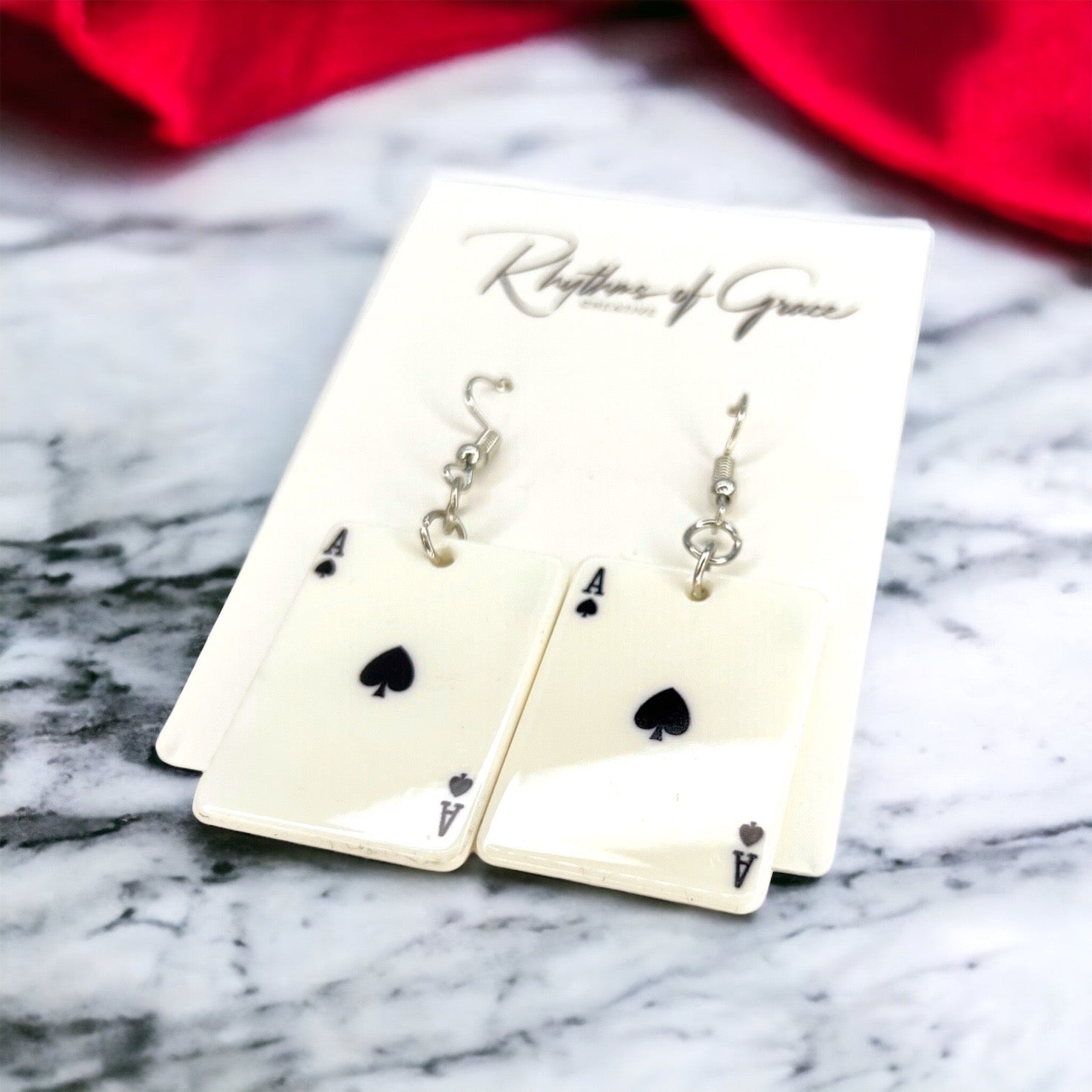 Get Your Game On with Our Playing Cards Earrings! 🌟 - Rhythms of Grace Creative