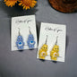 Care Bear Earrings - 80’s Retro, Care Bear Earrings, Care Bear Costume, Cartoon Character, Carebear Earrings, Handmade Earrings - Rhythms of Grace Creative