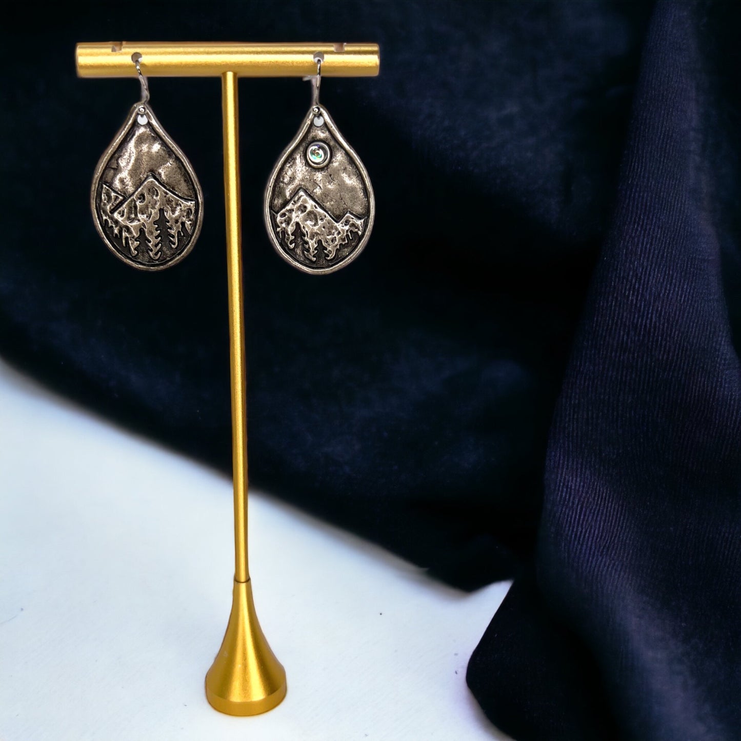 Adventure Awaits: Wanderlust Mountain Earrings - Redwood Forest Delights! - Rhythms of Grace Creative