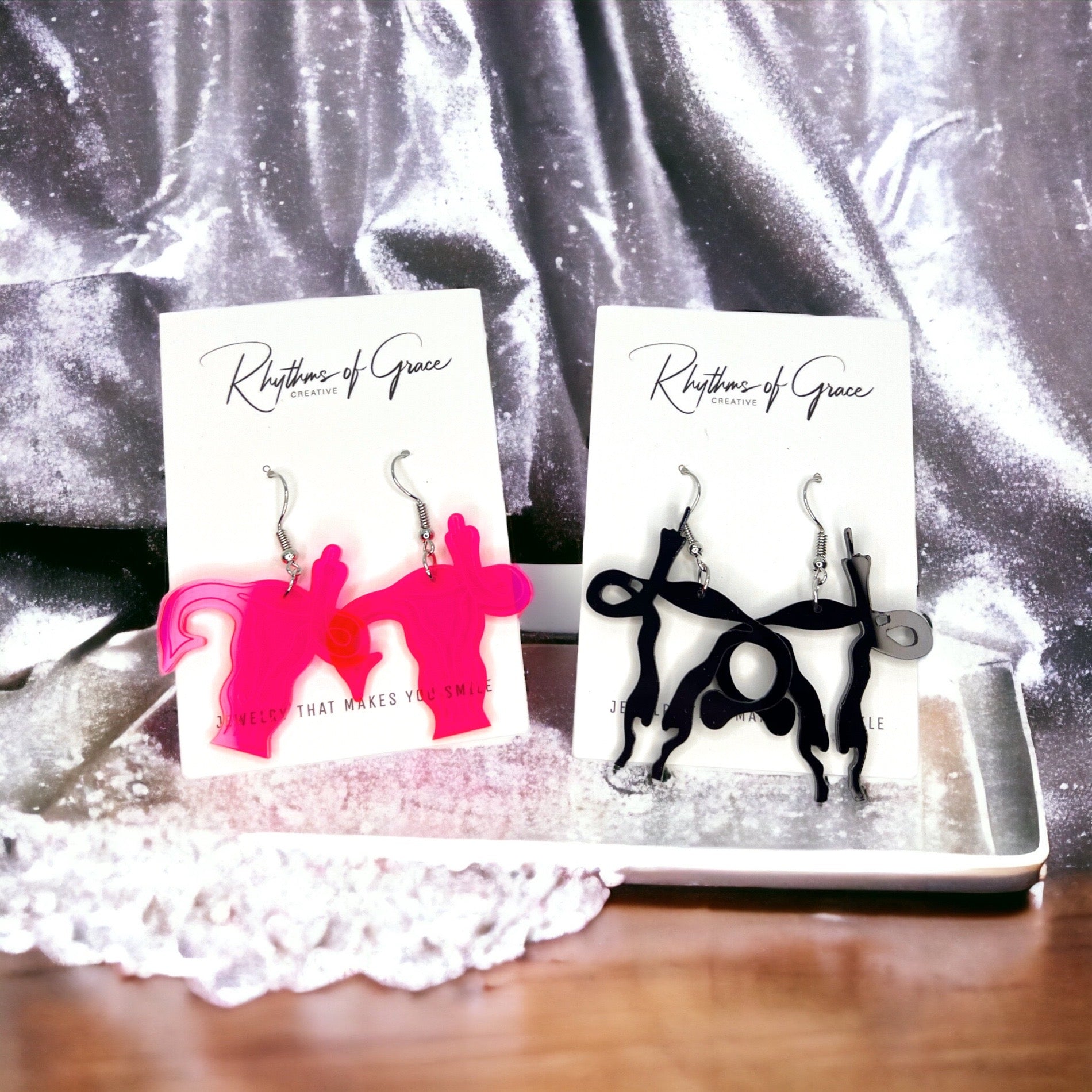 Bold & Proud – My Body My Choice Earrings - Rhythms of Grace Creative
