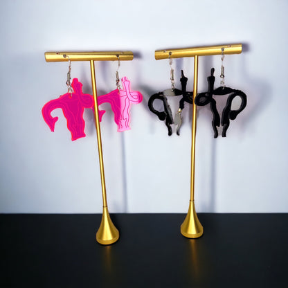 Bold & Proud – My Body My Choice Earrings - Rhythms of Grace Creative