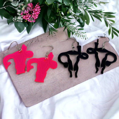 Bold & Proud – My Body My Choice Earrings - Rhythms of Grace Creative