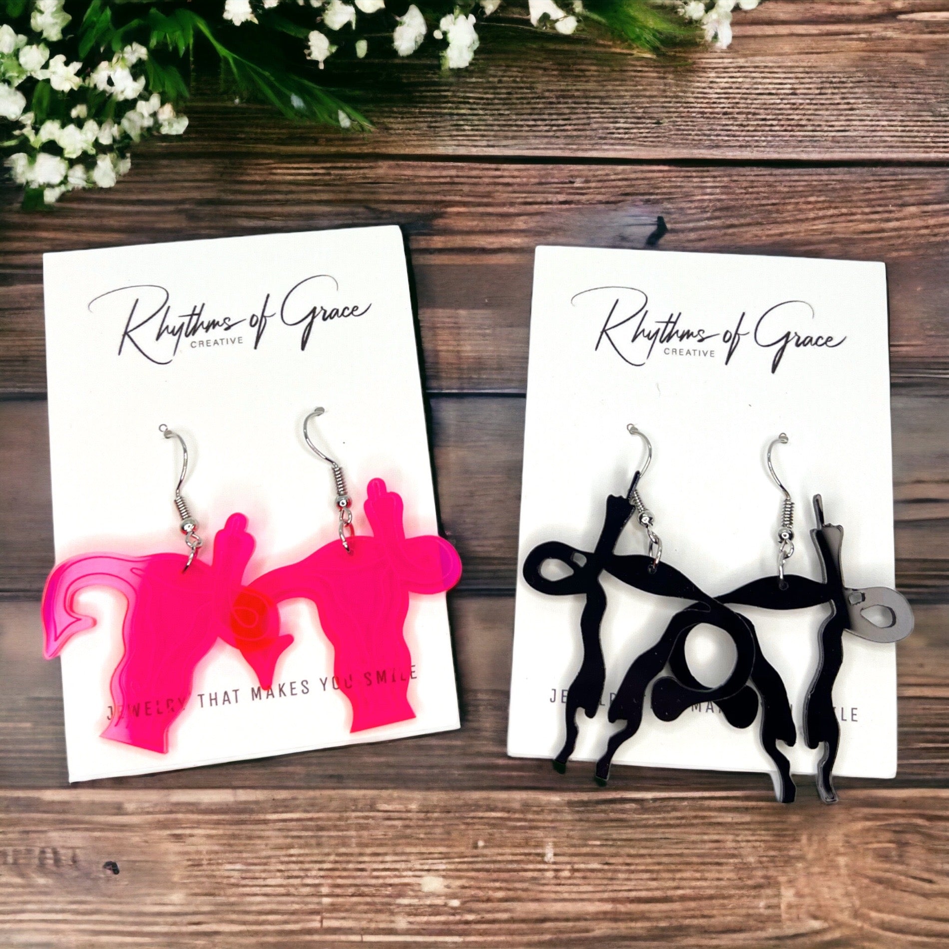 Bold & Proud – My Body My Choice Earrings - Rhythms of Grace Creative