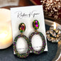 Sparkle and Shine: Dazzling Mardi Gras Dangle Earrings in Royal Colors! - Rhythms of Grace Creative
