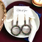Sparkle and Shine: Dazzling Mardi Gras Dangle Earrings in Royal Colors! - Rhythms of Grace Creative