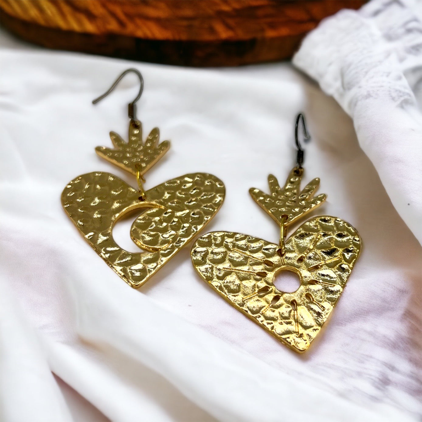 Celestial Earrings: Dance with the Sun and Moon! 🌙☀️ - Rhythms of Grace Creative