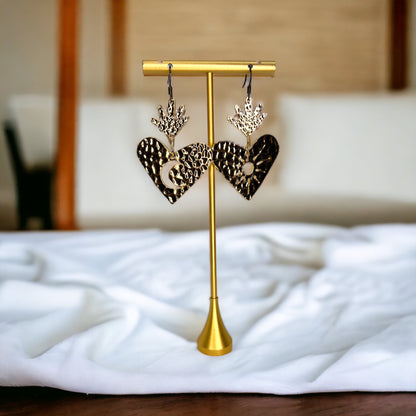 Celestial Earrings: Dance with the Sun and Moon! 🌙☀️ - Rhythms of Grace Creative