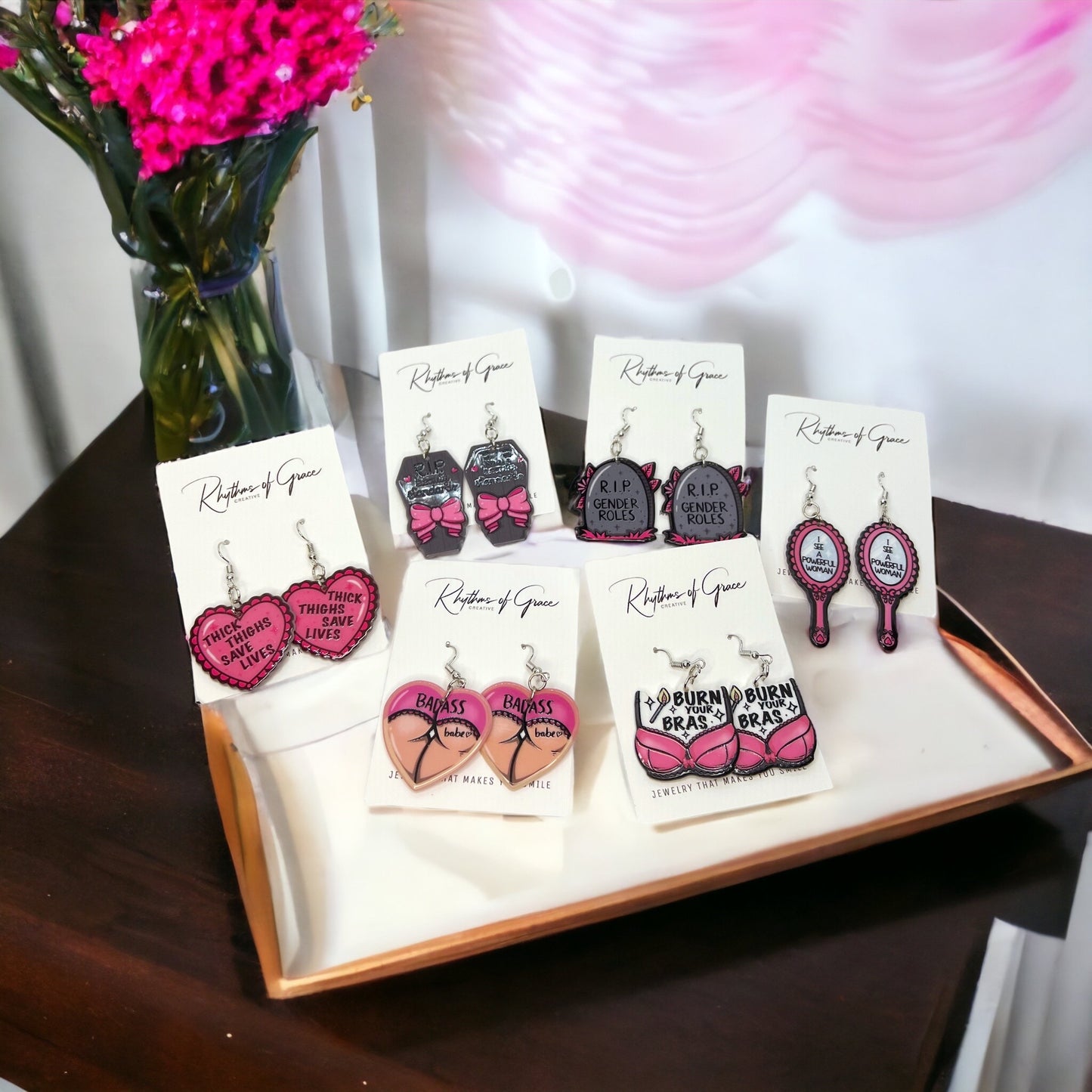 Unapologetically Bold – Empowerment Earrings for Babes Who Don’t Back Down - Rhythms of Grace Creative