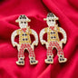 Rhinestone Cowboy Earrings - Rhinestone Earrings, Rodeo Queen, Western Style, Cowgirl Earrings - Rhythms of Grace Creative