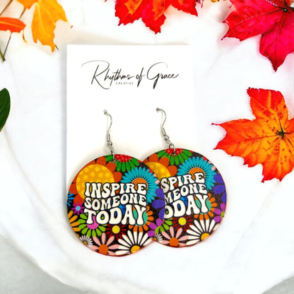 Kindness Earrings Collection: Spread Love & Positivity! 🌈 - Rhythms of Grace Creative