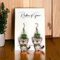 Lucky Cat Earrings - Purr-fectly Festive for St. Patrick's Day! 🍀 - Rhythms of Grace Creative