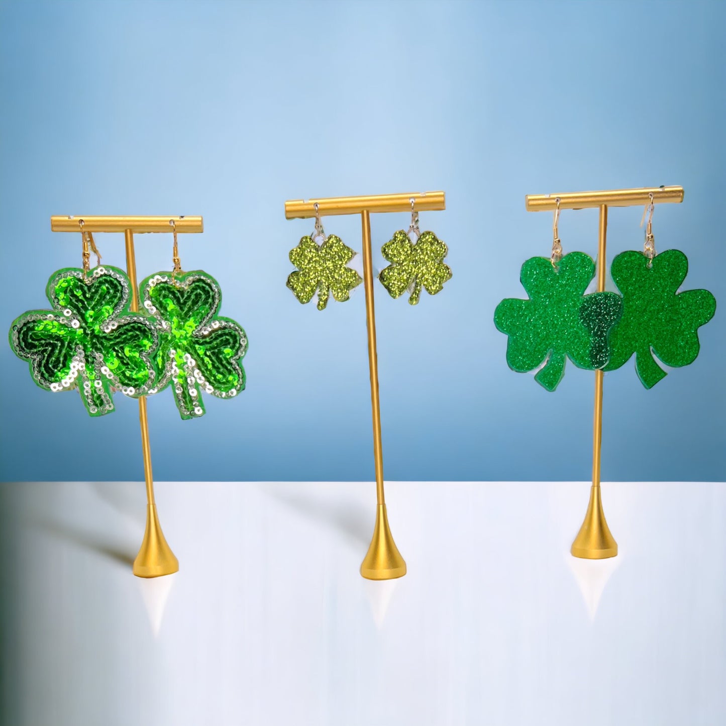 Lucky Shamrock Earrings - Your Perfect St. Patrick's Day Accessory! 🍀 - Rhythms of Grace Creative