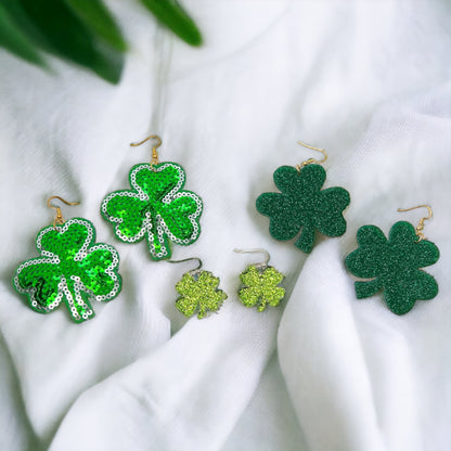 Lucky Shamrock Earrings - Your Perfect St. Patrick's Day Accessory! 🍀 - Rhythms of Grace Creative